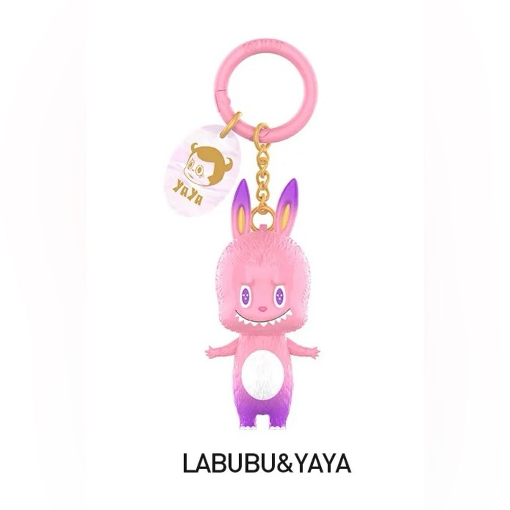 🆕LABUBU {The Monsters}🩷 YAYA 💜 🎉 “10th Anniversary” KEYCHAIN 🆕NEW {SEALED box}